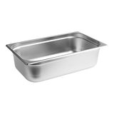 Chef Inox Anti-Jam Steam Pan 1/1 Size 530x325x150mm 20L (Sold in sets of 6)