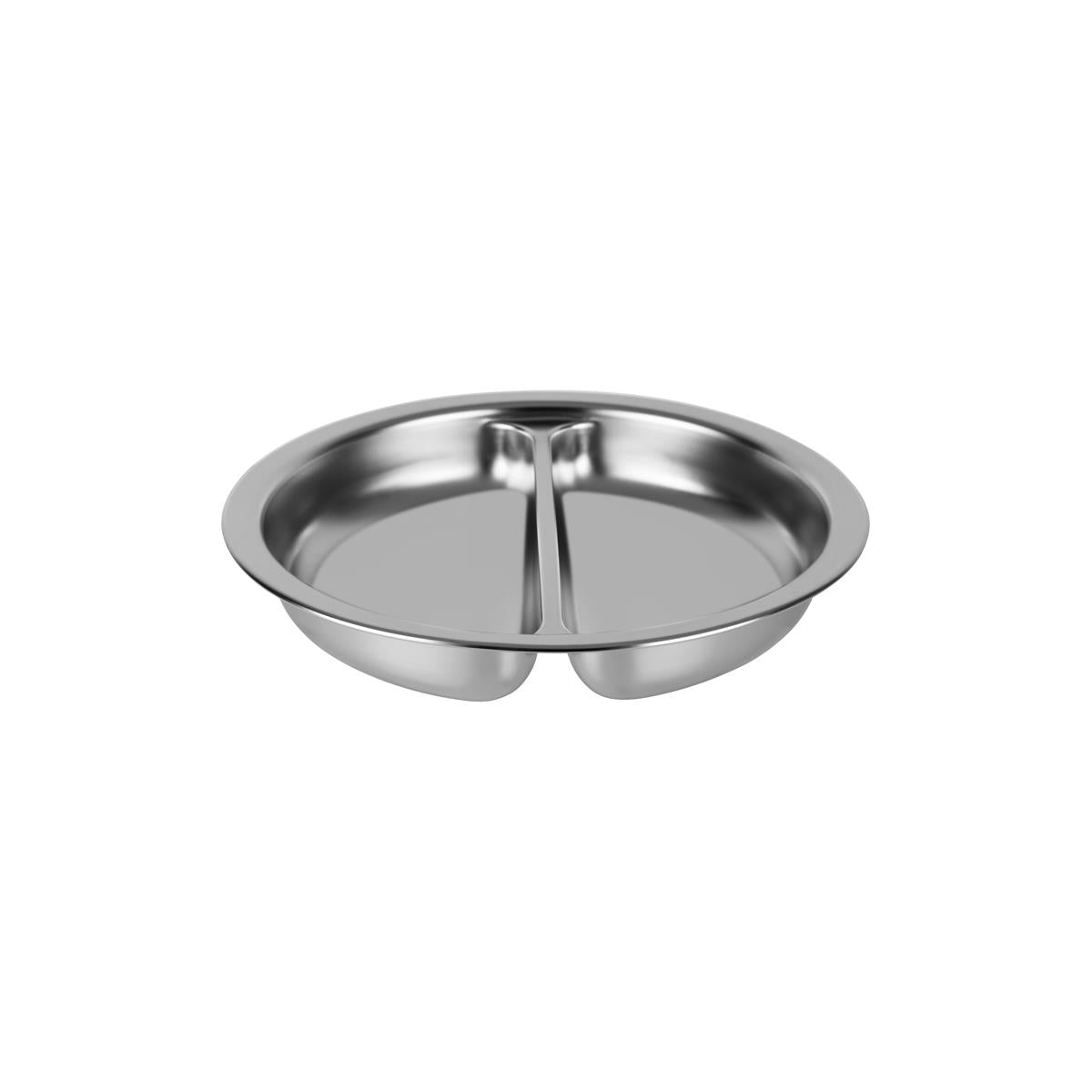 Chef Inox Round Divided Pan 18/8 4.0L Suit 54915 340x65mm