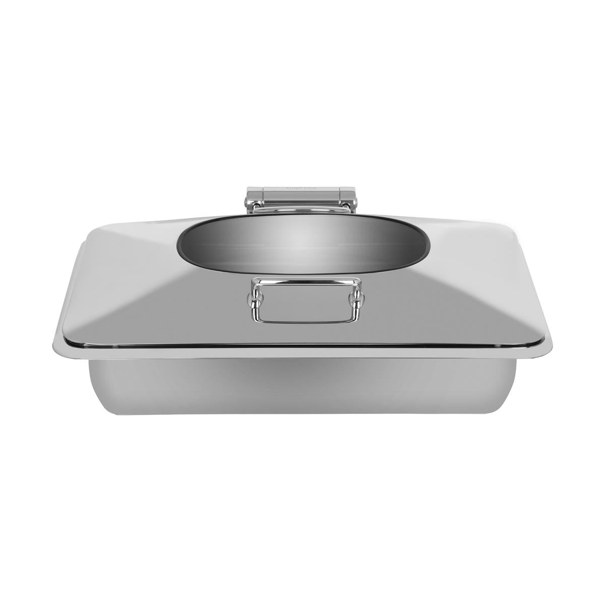 Chef Inox Ultra Rect Chafer W/Glass Lid S/S 1/1 Size