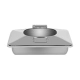 Chef Inox Ultra Rect Chafer W/Glass Lid S/S 1/1 Size