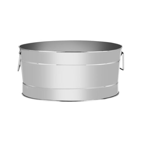 Chef Inox Oval Beverage Tub Mirror Finish S/S 520X360X245Mm