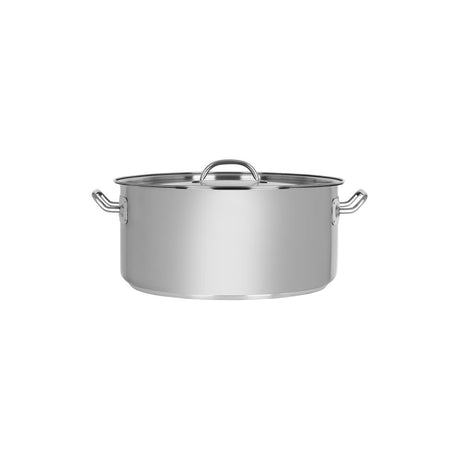 Chef Inox Elite Casserole W/Lid 18/10 320X150Mm 12.0Lt