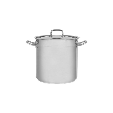 Chef Inox Professional Stockpot W/Ld 18/10 240X240Mm 10.75Lt