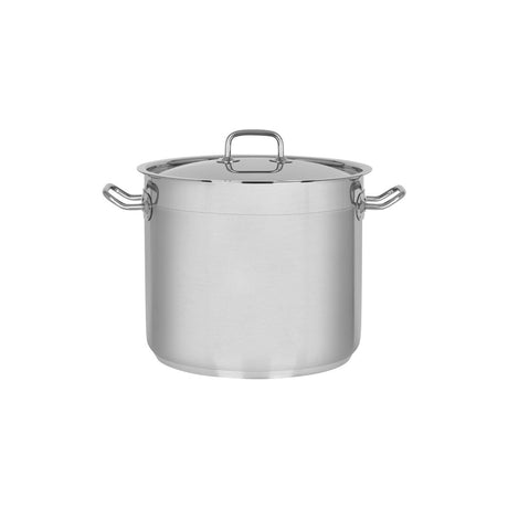 Chef Inox Professional Stockpot W/Ld 18/10 280X240Mm 14.75Lt