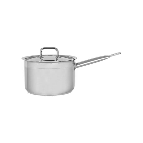 Chef Inox Professional Saucepan W/Lid 18/10 200X130Mm 4.0Lt