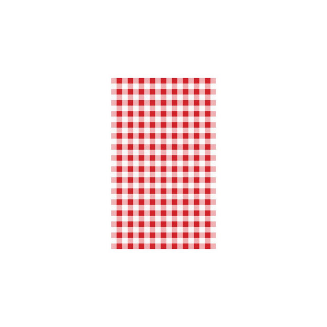 Chef Inox Greaseproof Paper Gingham Red 200Sht 190X310Mm