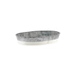 Chef Inox Coney Is Galv Oval Tray 270X190X45Mm Dipped Whi