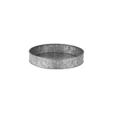 Chef Inox Coney Is Galvanised Round Tray 240x45mm