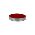 Chef Inox Coney Is Galvanised Round Tray 240X45Mm Dipped Red