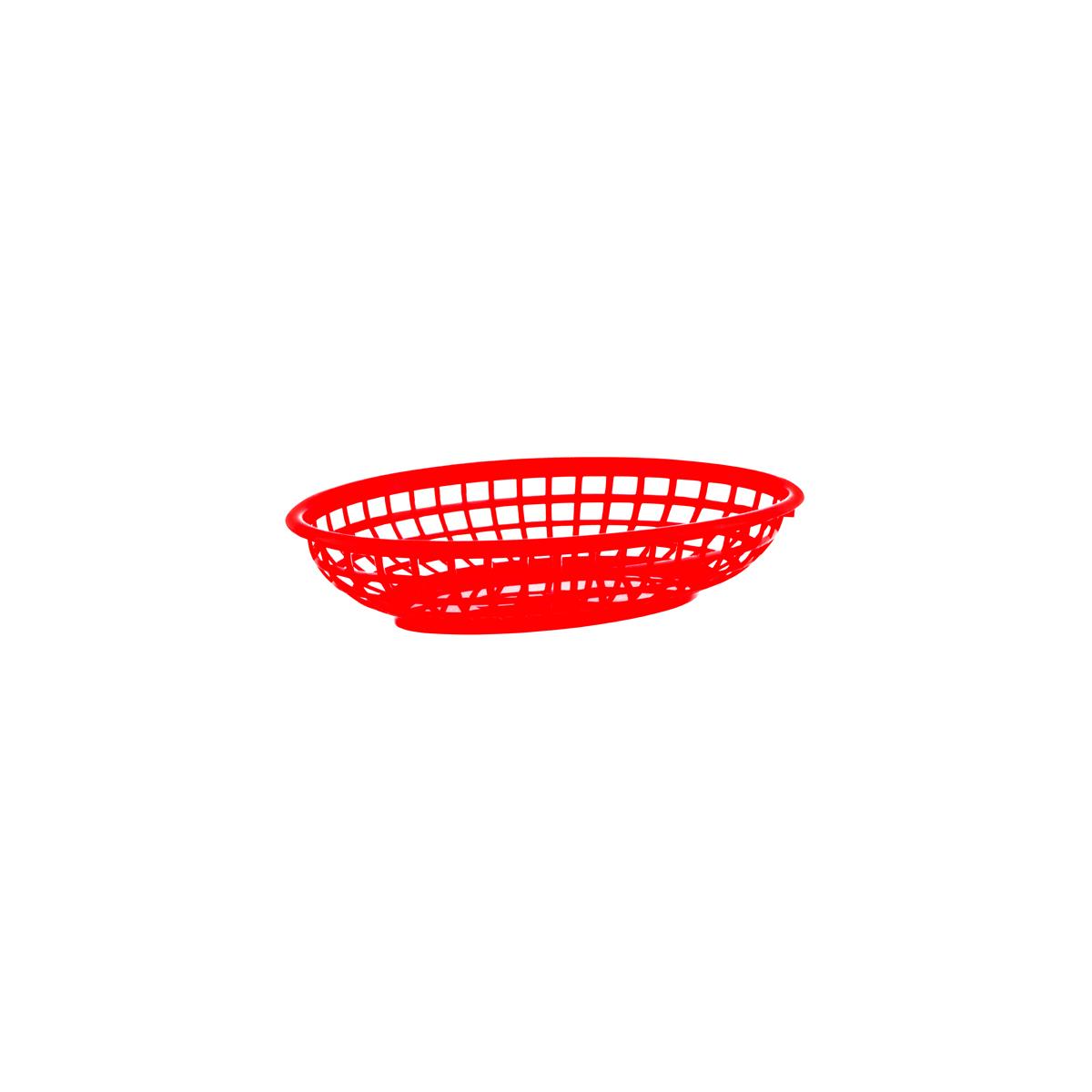 Chef Inox Coney Is Plastic Oval Basket 240x150x50mm (Sold in sets of 12)