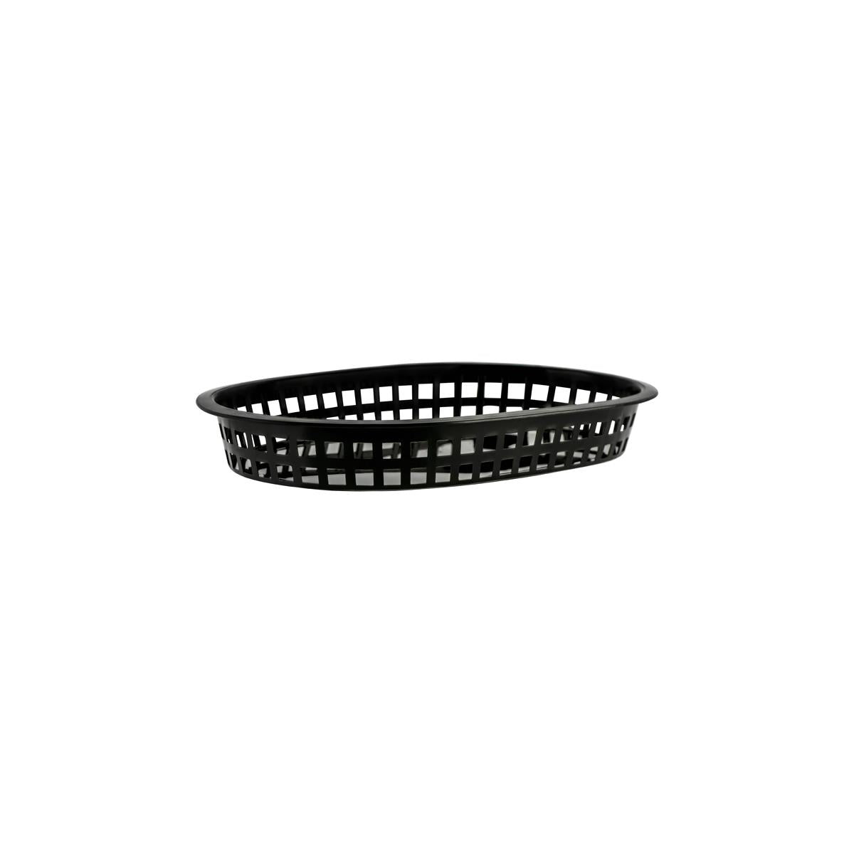 Chef Inox Coney Is Plastic Rect Basket 270X180X40Mm Blk