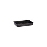 Chef Inox Coney Is Galv Blk Rect Tray Flared