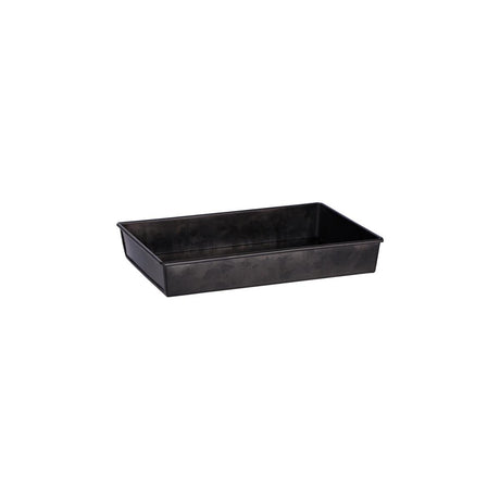 Chef Inox Coney Is Galv Blk Rect Tray Flared 270X190X45Mm