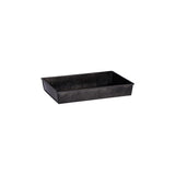Chef Inox Coney Is Galv Blk Rect Tray Flared