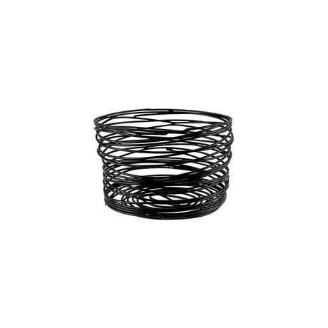 Chef Inox Coney Is Round Wire Basket 180X115Mm Patina Blk