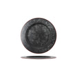 Chef Inox Coney Is Galv Black Round Plate Wide Rim 230Mm Red