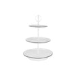 Chef Inox Coney Is White Tea Stand 3-Tier (18/25/31)X470Mm