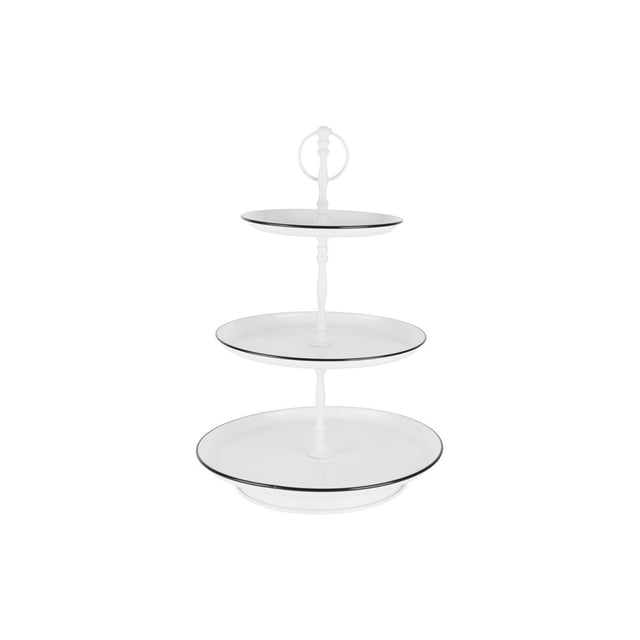 Chef Inox Coney Is White Tea Stand 3-Tier (18/25/31)X470Mm