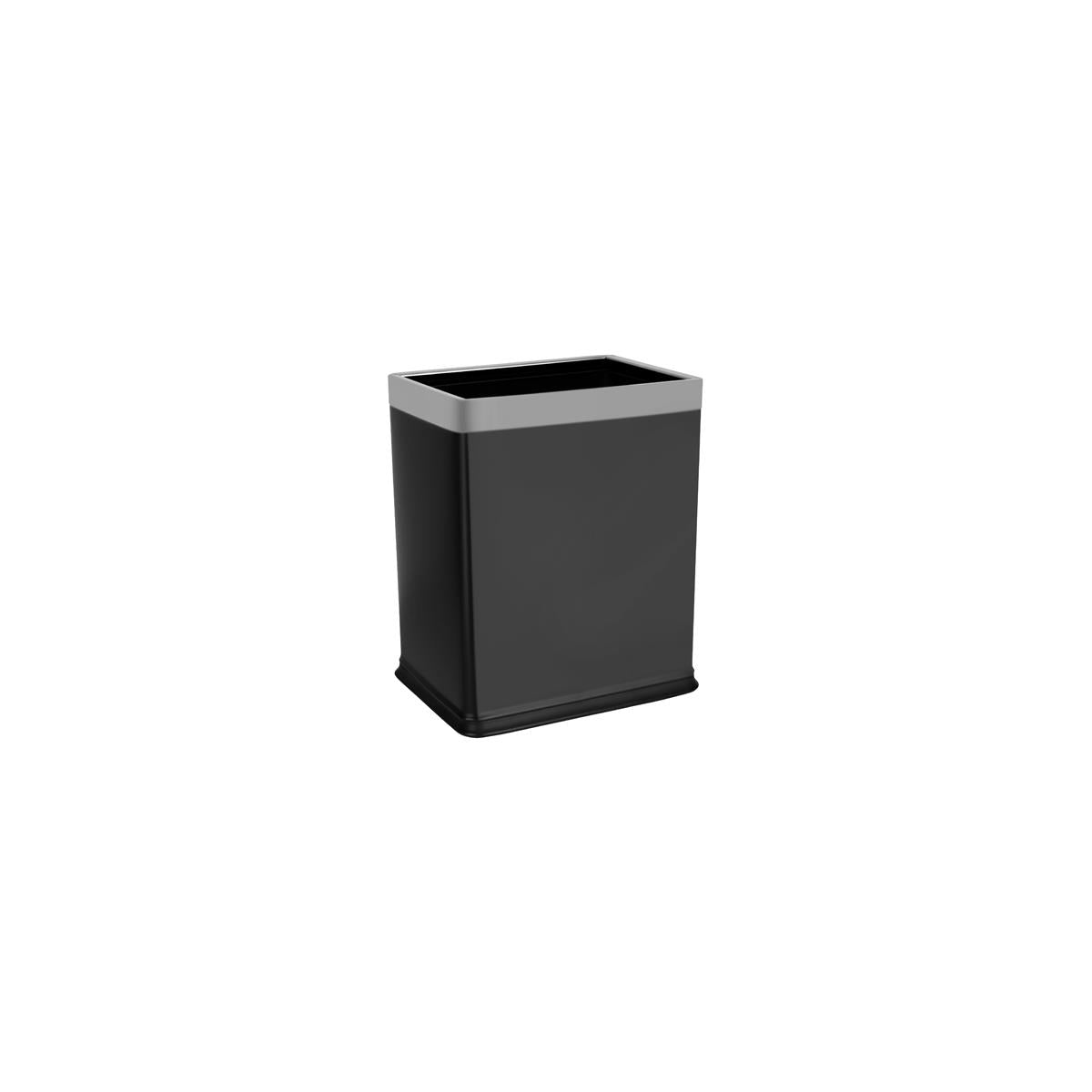 9000-03 - Noble & Price Rectangul Blk Bin W/Ss Top 8.8L 235x175x280mm