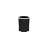 9000-04 - Noble & Price Round Black Bin W/Ss Frame 9.8L, 235x275mm