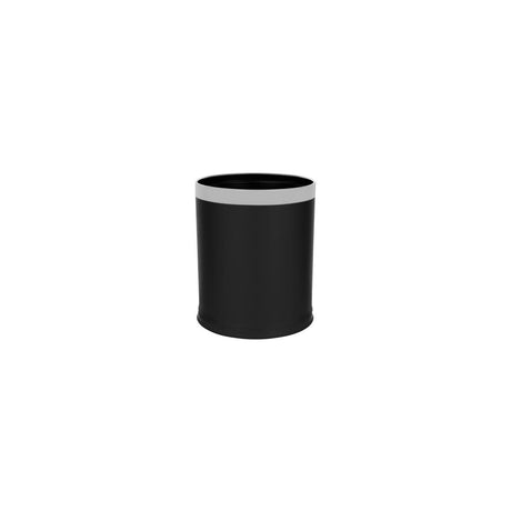 9000-04 - Noble & Price Round Black Bin W/Ss Frame 9.8L, 235x275mm