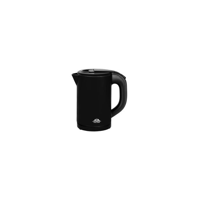 9000-12 - Noble & Price Electric Kettle Dbl Wall Blk 0.8L 1000-1200W