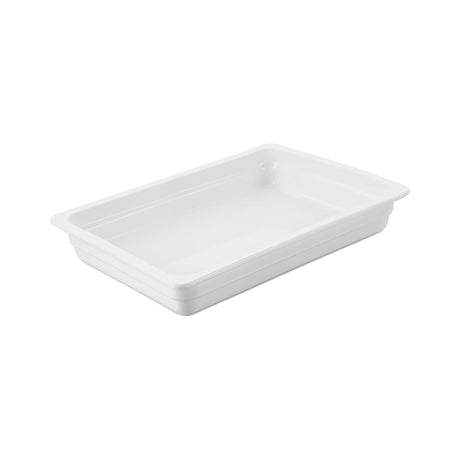 Chef Inox Gastronorm Dish Porcelain 2/3 Size 354X325X65Mm