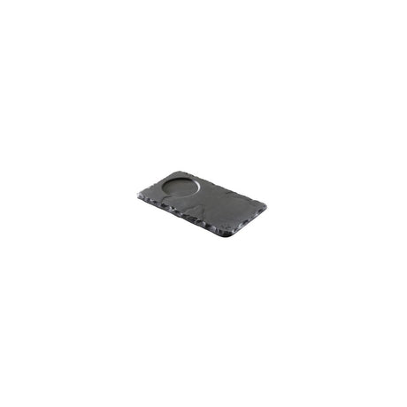 93700 - Revol Basalt Tray W/Well 140x80mm Slate (Sold in sets of 6)
