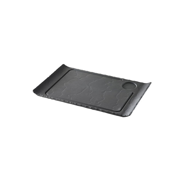 93757 - Revol Basalt Steak Plate 395x240mm Slate (Sold in sets of 4)