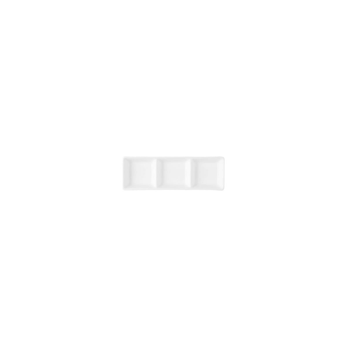 94435 - Sauce Dish-3 Compts 185x60mm Chelsea (41/3805 (Sold in sets of 12)