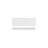 White Album Rect Platter Flared Sides 285X100X15Mm (U3208)