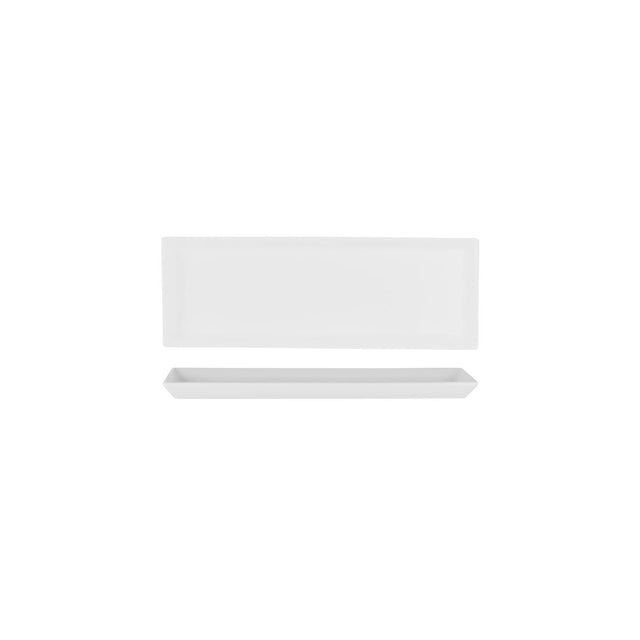 White Album Rect Platter Flared Sides 285X100X15Mm (U3208)