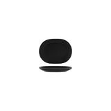 97441 - Rimmed Oval Platter-157mm Aura Matt Black (994815) (Sold in sets of 6)