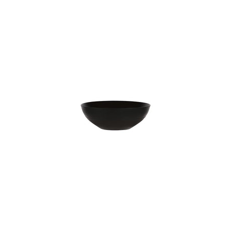 97443 - Rimmed Cereal Bowl 165mm Aura Matt Black (923116) (Sold in sets of 6)