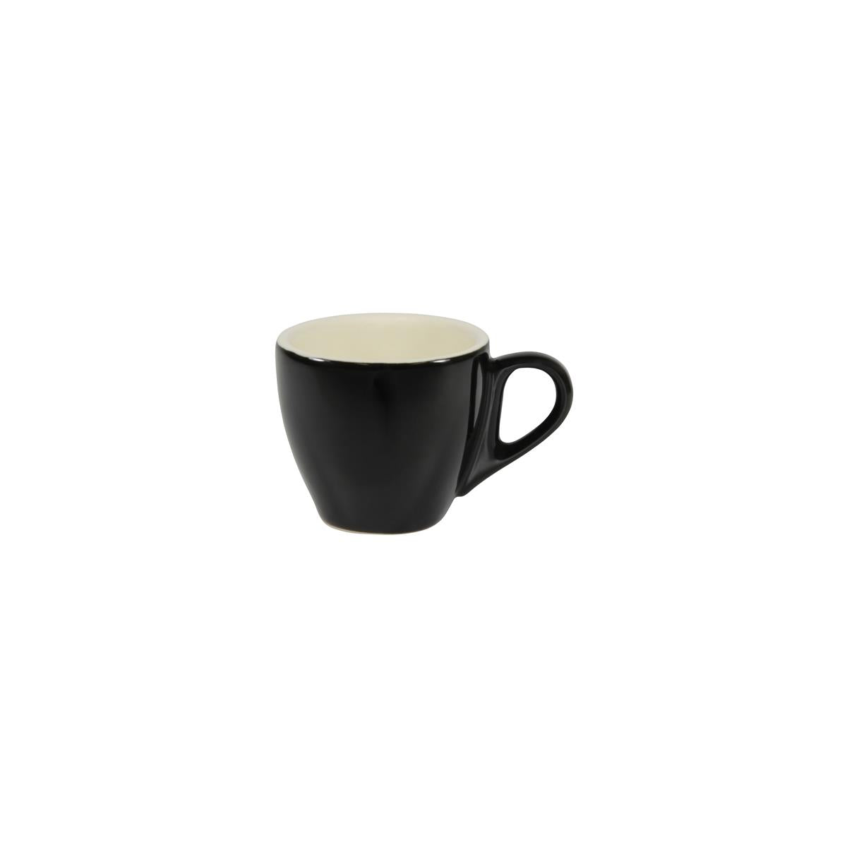 Brew-Onyx/White Espresso Cup 90ml (Sold in sets of 6)