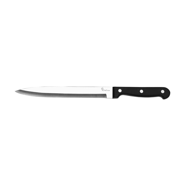 GS-2005 - Get Set Carving Knife S/S W/Blk Hdl 200Mm