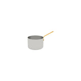 Chef Inox Miniature Saucepan W Brass Hdl 10 (Sold in sets of 6)
