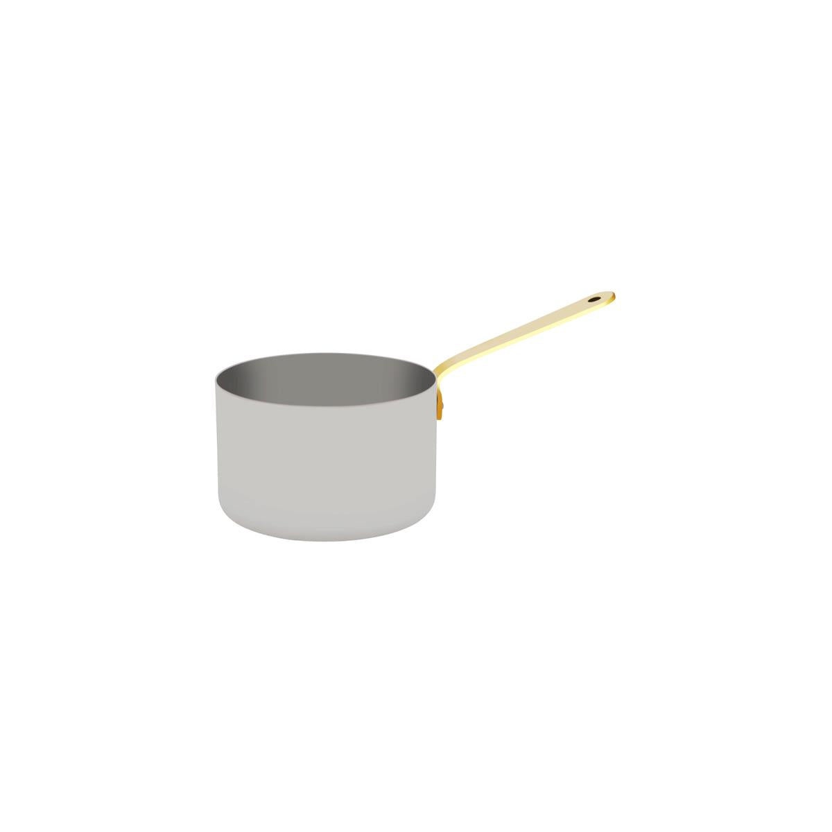 Chef Inox Miniature Saucepan W Brass Hdl 10 (Sold in sets of 6)
