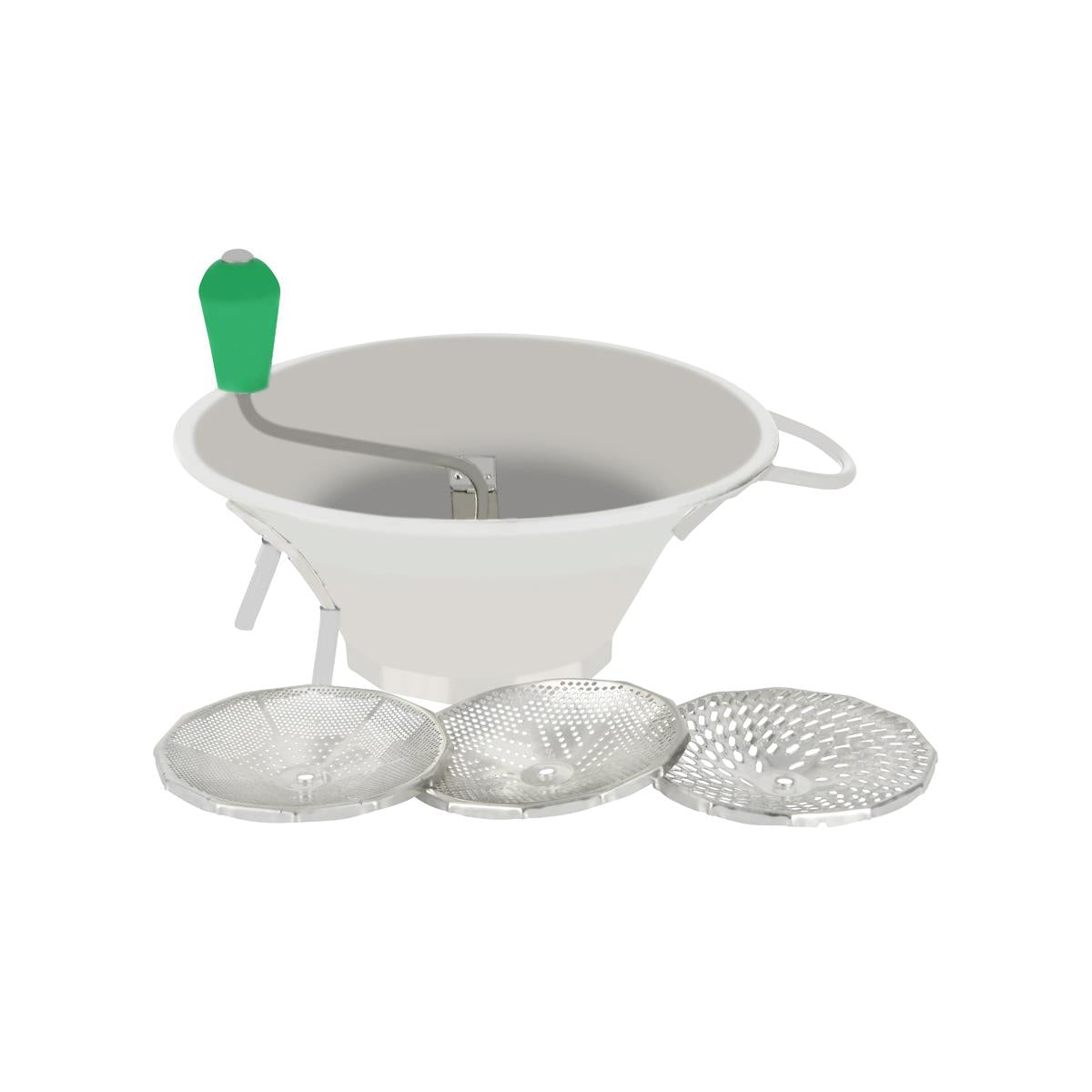 Food Mill-Tinned 310mm W/3 Blades-1.5/2.5/4mm