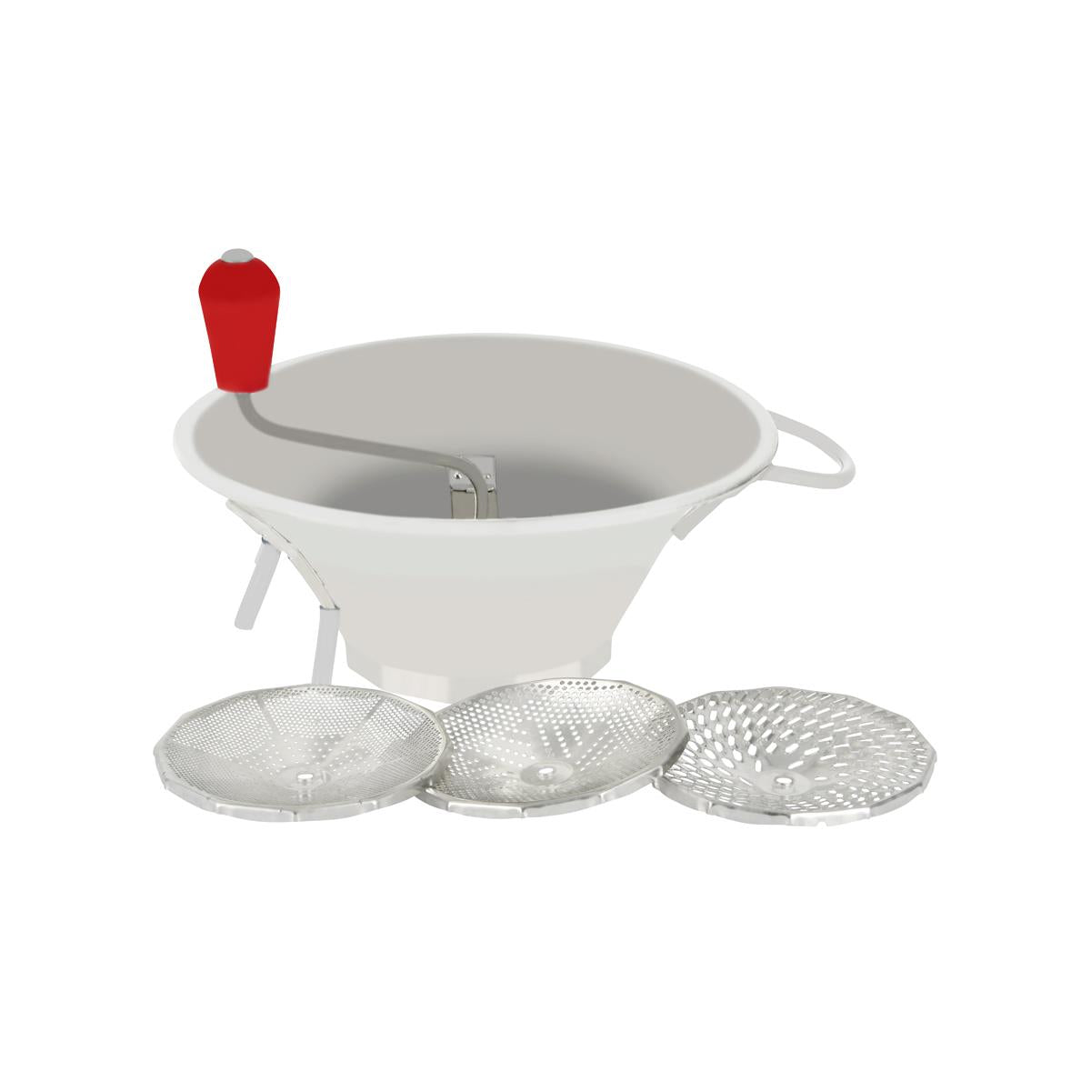 Food Mill Heavy Duty Tinned 370mm W/3mm Blade