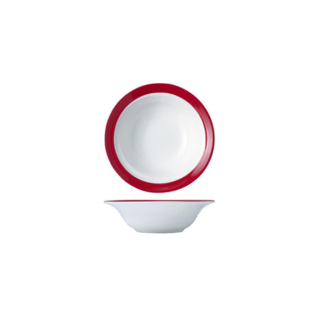 RPM9514RED - Maxadura Resonate-Sweet/Fruit Bowl 170x50mm 300ml Red Band (Sold in sets of 12)