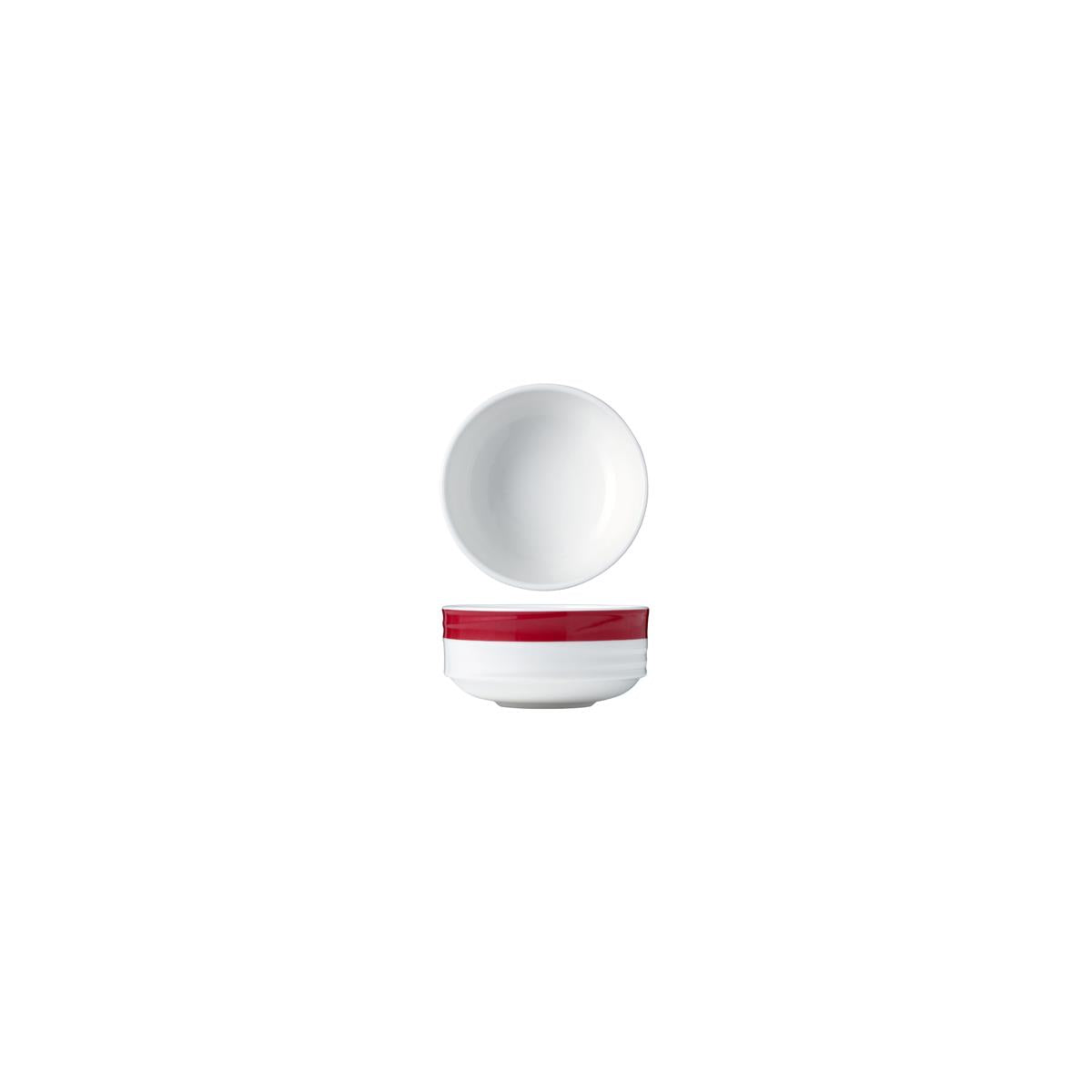 RPM9515RED - Maxadura Resonate- Stackable Bowl 110x55mm 270ml Red Band (Sold in sets of 12)