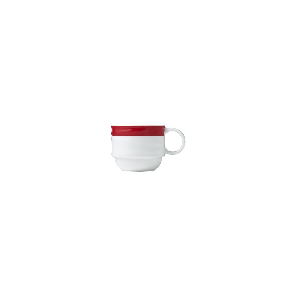 Maxadura Resonate- Coffee Cup Stackable 265ml Red Band (Sold in sets of 12)