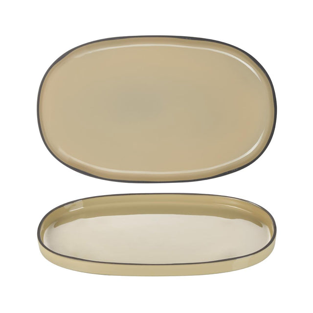 RV652758 - Revol Caractere Oval Service Plate 355x218mm (Sold in sets of 4)
