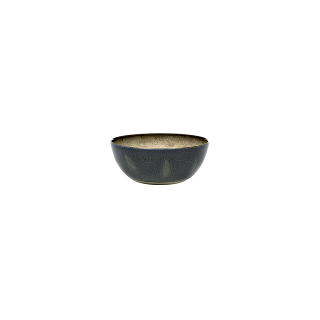Terres De Reves Round Bowl 137X60Mm Misty Grey/Dark Blue