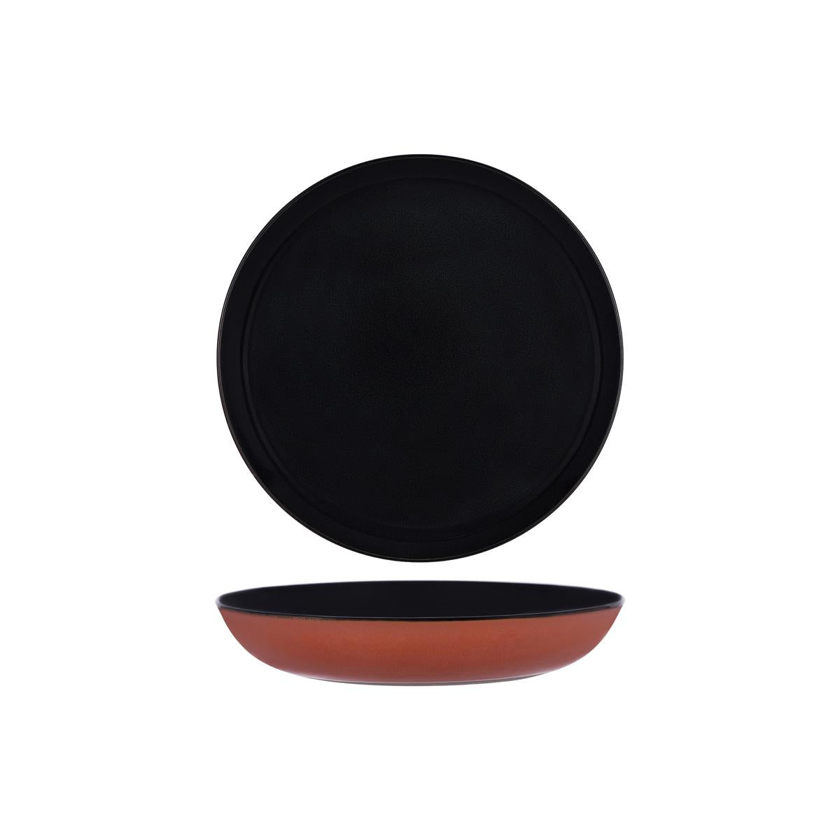 Terres De Reves Round Pasta Plate 235X45Mm Dark Blue/Rust
