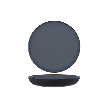 Terres De Reves Round Pasta Plate 235X45Mm Misty Grey/D-Blue