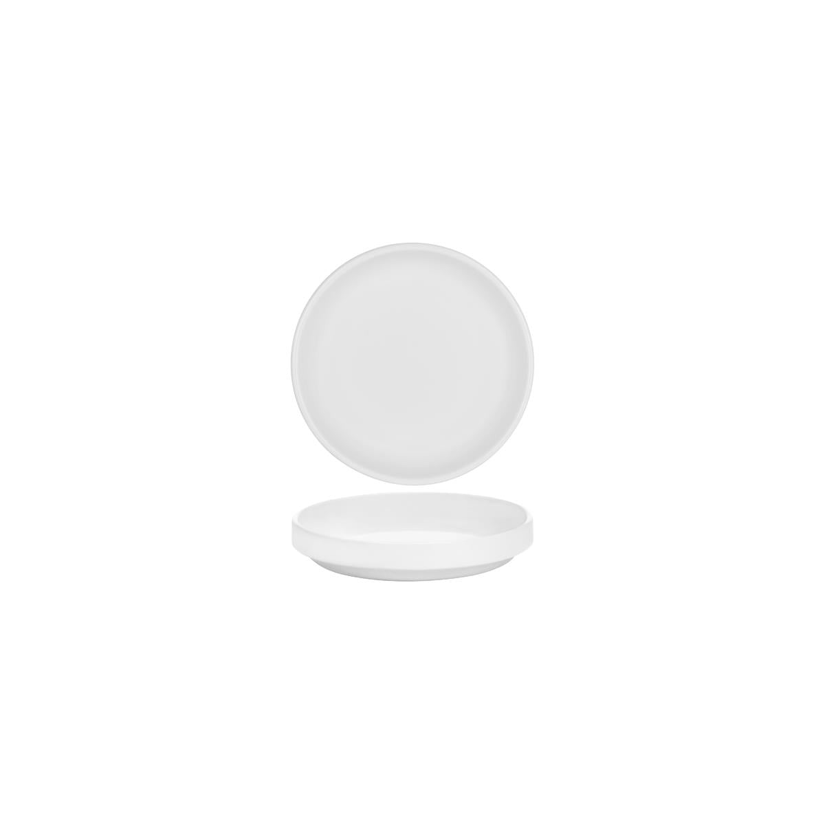 Serax Passe Partout Low Round Plate 140X25Mm Matt White