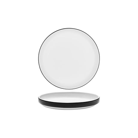 Serax Passe Partout Low Round Plate 180X25Mm Black Glazed