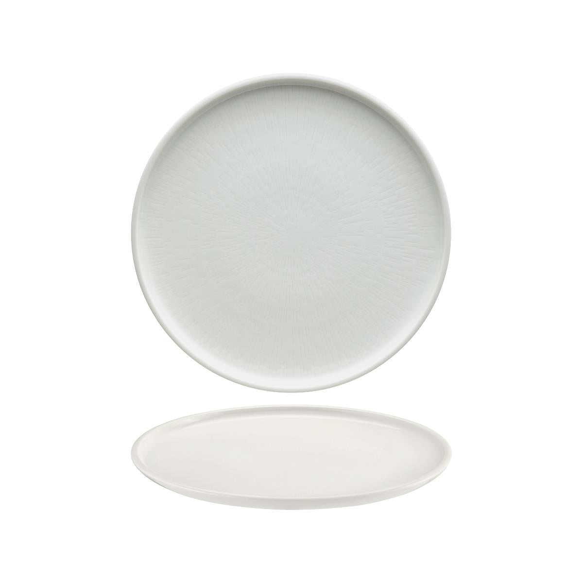 Schonwald Shiro Round Plate Flat Coupe Relief (Sold in set of 12)